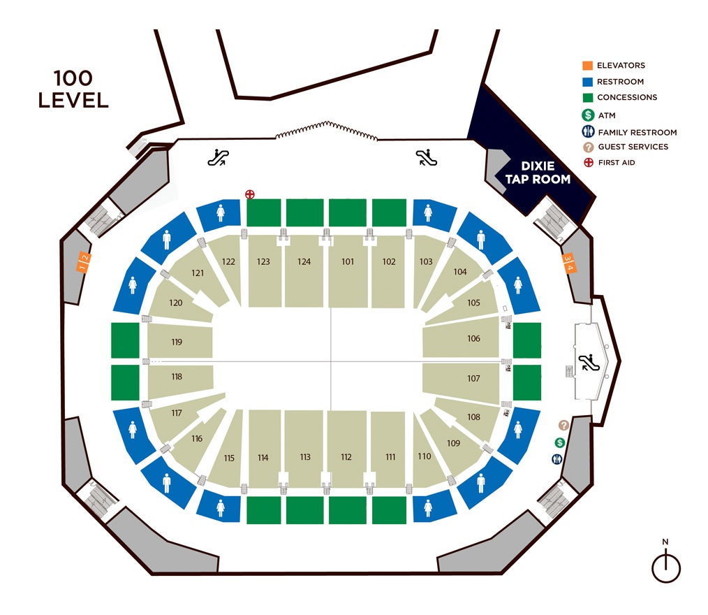 Smoothie King Arena New Orleans Seating Chart