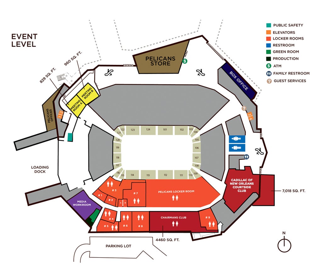 Smoothie King Center New Orleans La Seating Chart