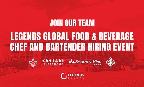 More Info for Legends Global Food & Beverage Chef and Bartender Hiring Events