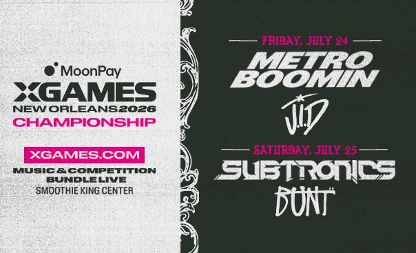 More Info for X Games New Orleans 2026 Championship Concert